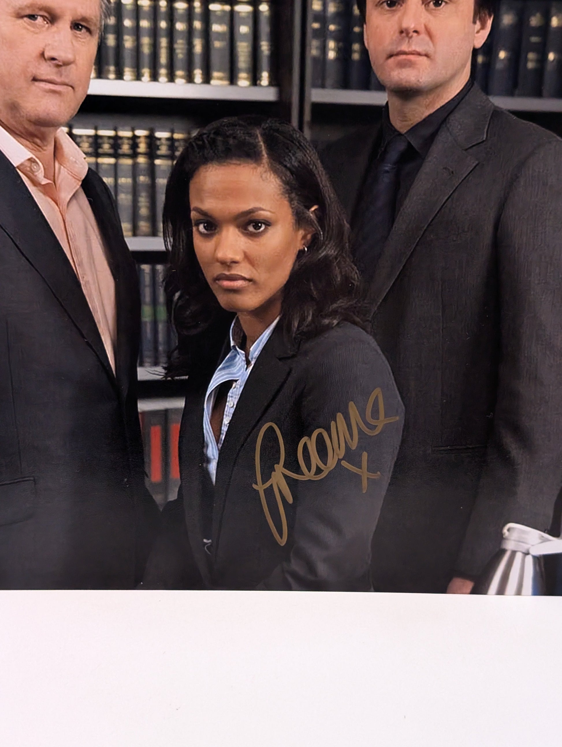 FREEMA AGYEMAN.. Law and Order: UK's Alesha Phillips - SIGNED FRENLY BRICKS - Open 7 Days