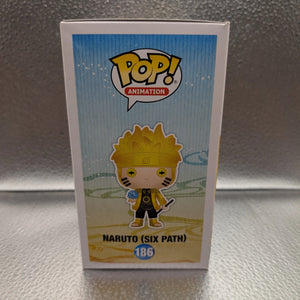 POP! ANIMATION NARUTO SHIPPUDEN NARUTO SIX PATH YELLOW GLOW #186 FRENLY BRICKS - Open 7 Days