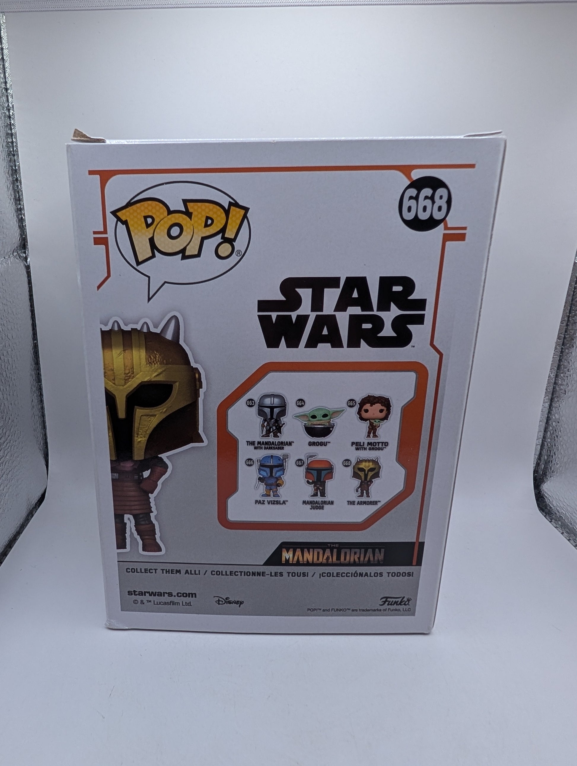 The Armorer Star Wars Mandalorian #668 Funko Pop! Vinyl FRENLY BRICKS - Open 7 Days