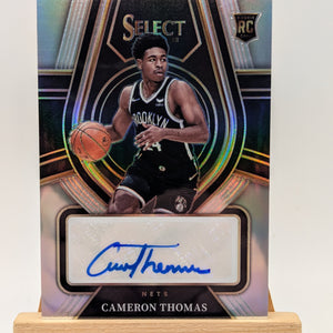 2021-22 CAMERON THOMAS /249 AUTO PANINI SELECT SILVER ROOKIE RC AUTOGRAPHS
