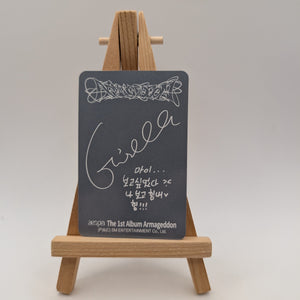 aespa Armageddon MY power Gisele Photocard FRENLY BRICKS - Open 7 Days