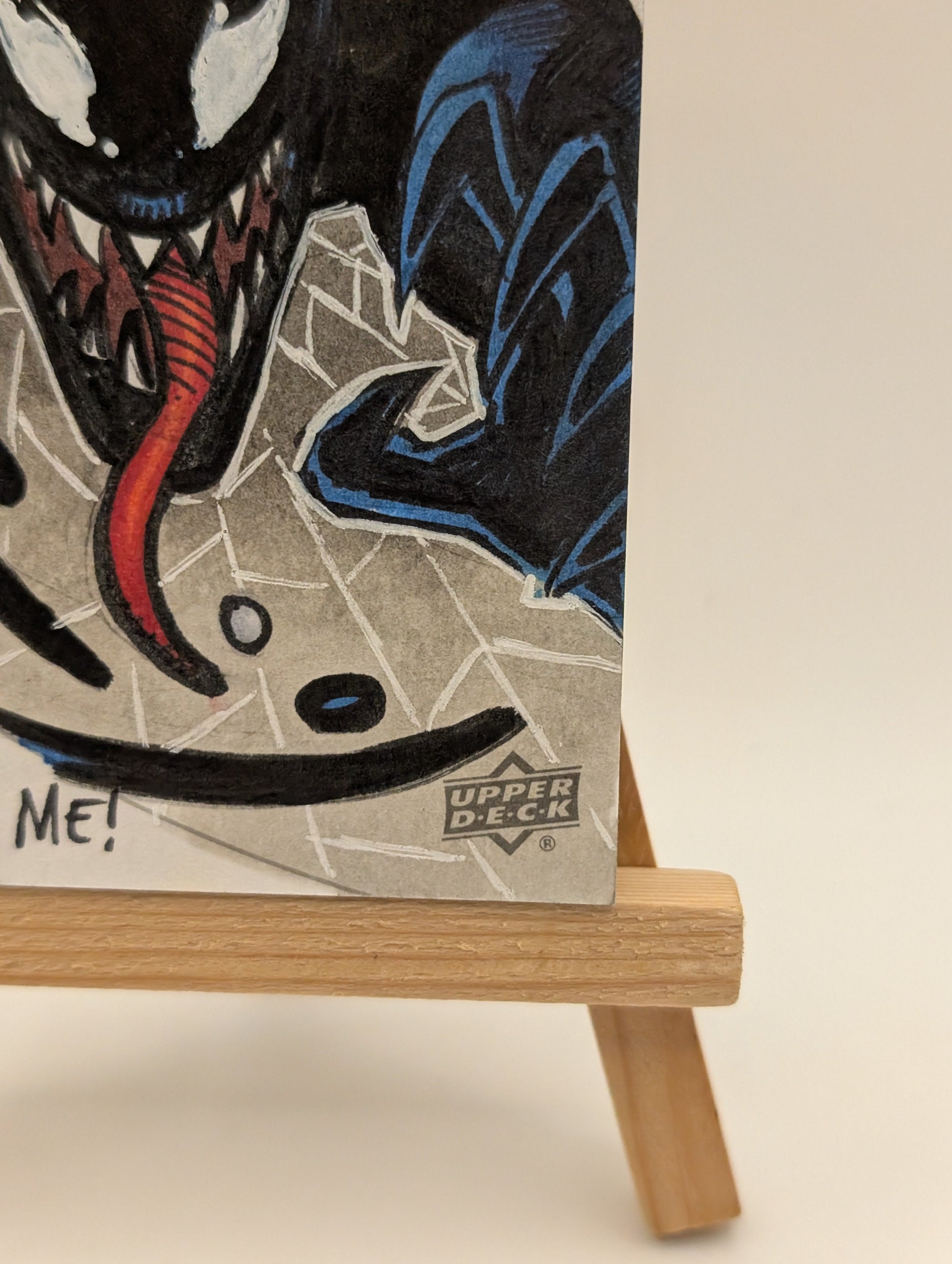 2019 Upper Deck Marvel Premier Sketch Cards Dual Panel Auto Signed 1/1 VENOM FRENLY BRICKS - Open 7 Days