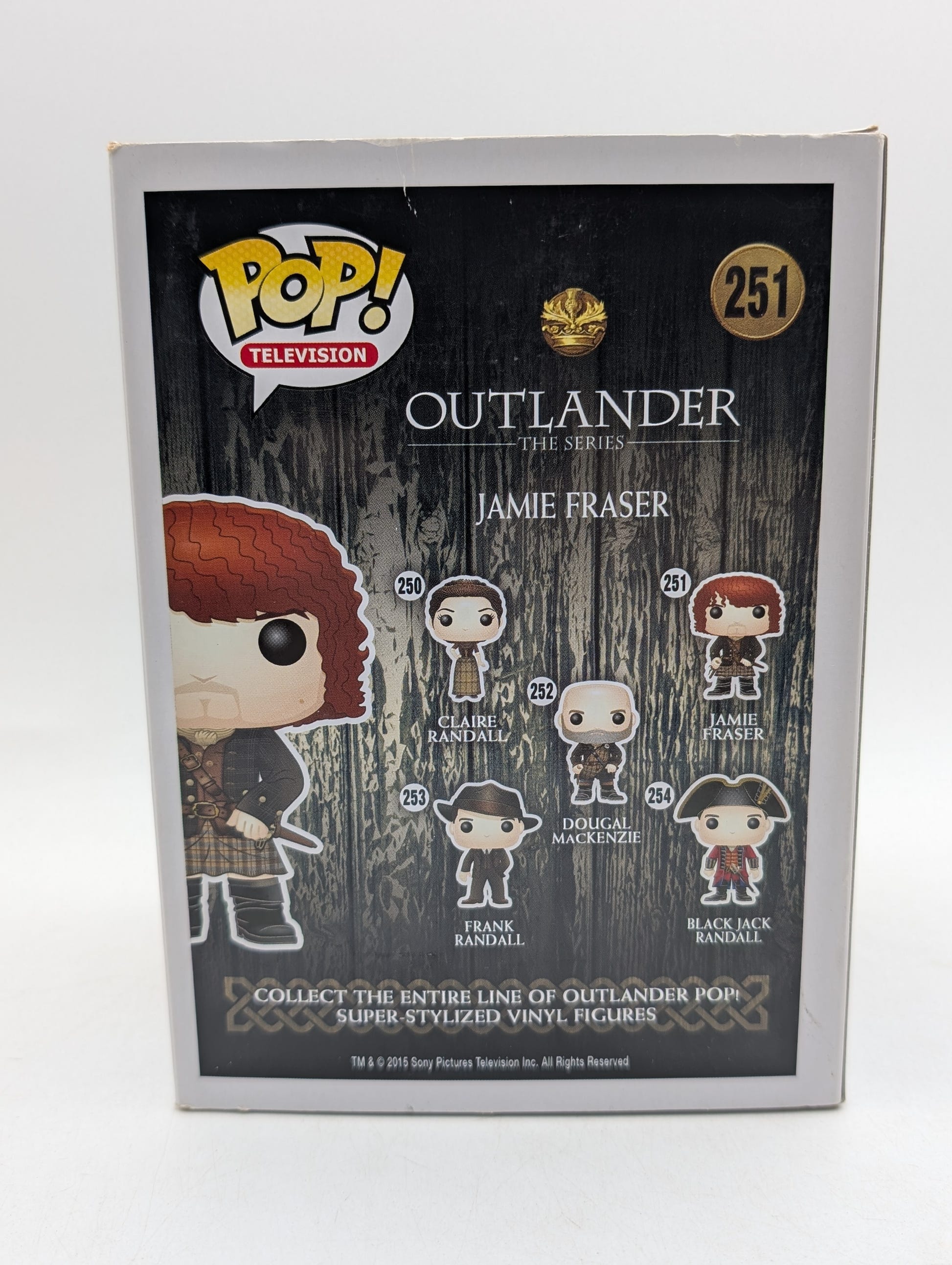 Funko Pop! Television Outlander Jamie Fraser Vinyl Figure #251 image 5
