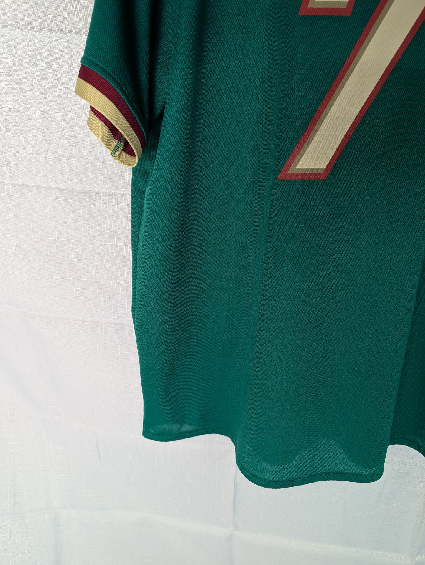 Nippon Baseball Tohoku Rakuten "Matsui #7" Greens Jersey Fuji Sponsor Large