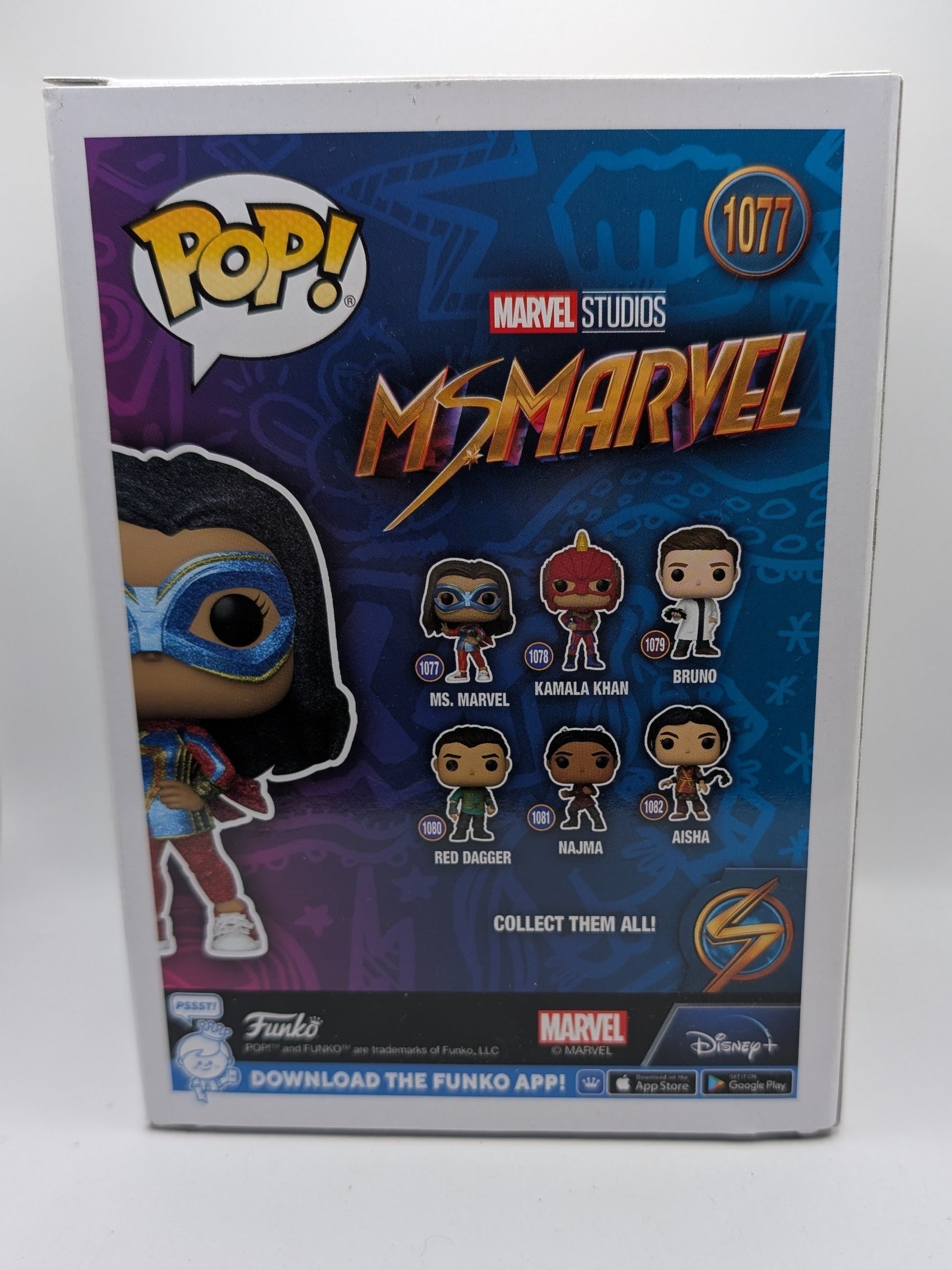 Marvel - Ms. Marvel #1077 - Funko Pop! Vinyl - New FRENLY BRICKS - Open 7 Days