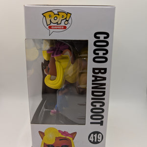 Coco Bandicoot Funko Pop Vinyl Figure Crash Bandicoot #419