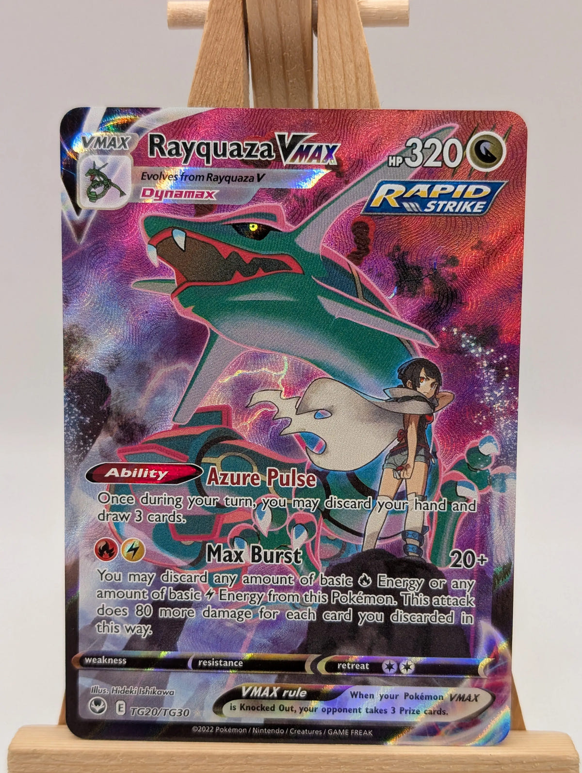 Rayquaza VMAX - TG20/TG30 - Ultra Rare - Silver Tempest - Pokemon Card - NM/M FRENLY BRICKS - Open 7 Days image 2