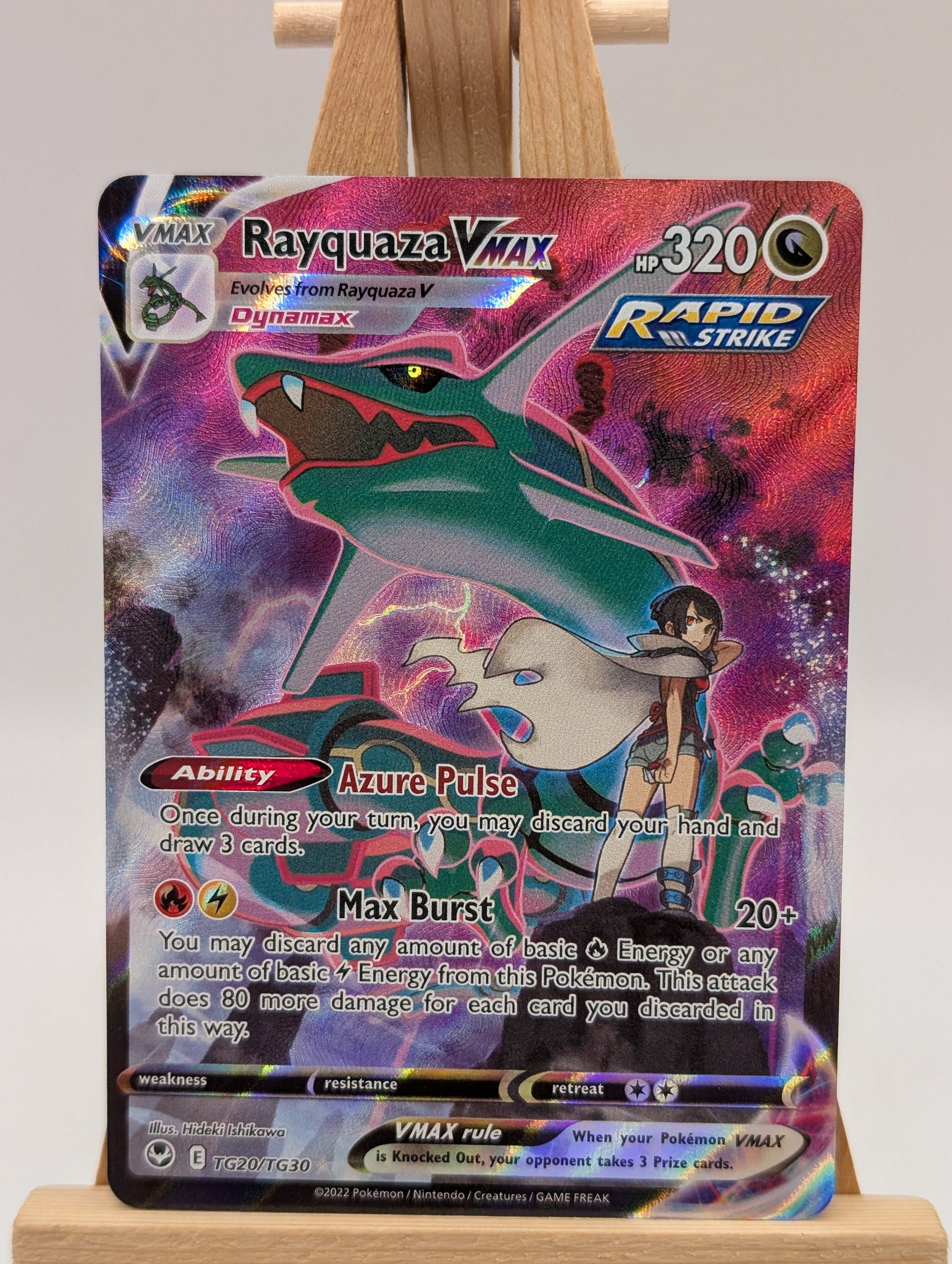 Rayquaza VMAX - TG20/TG30 - Ultra Rare - Silver Tempest - Pokemon Card - NM/M FRENLY BRICKS - Open 7 Days