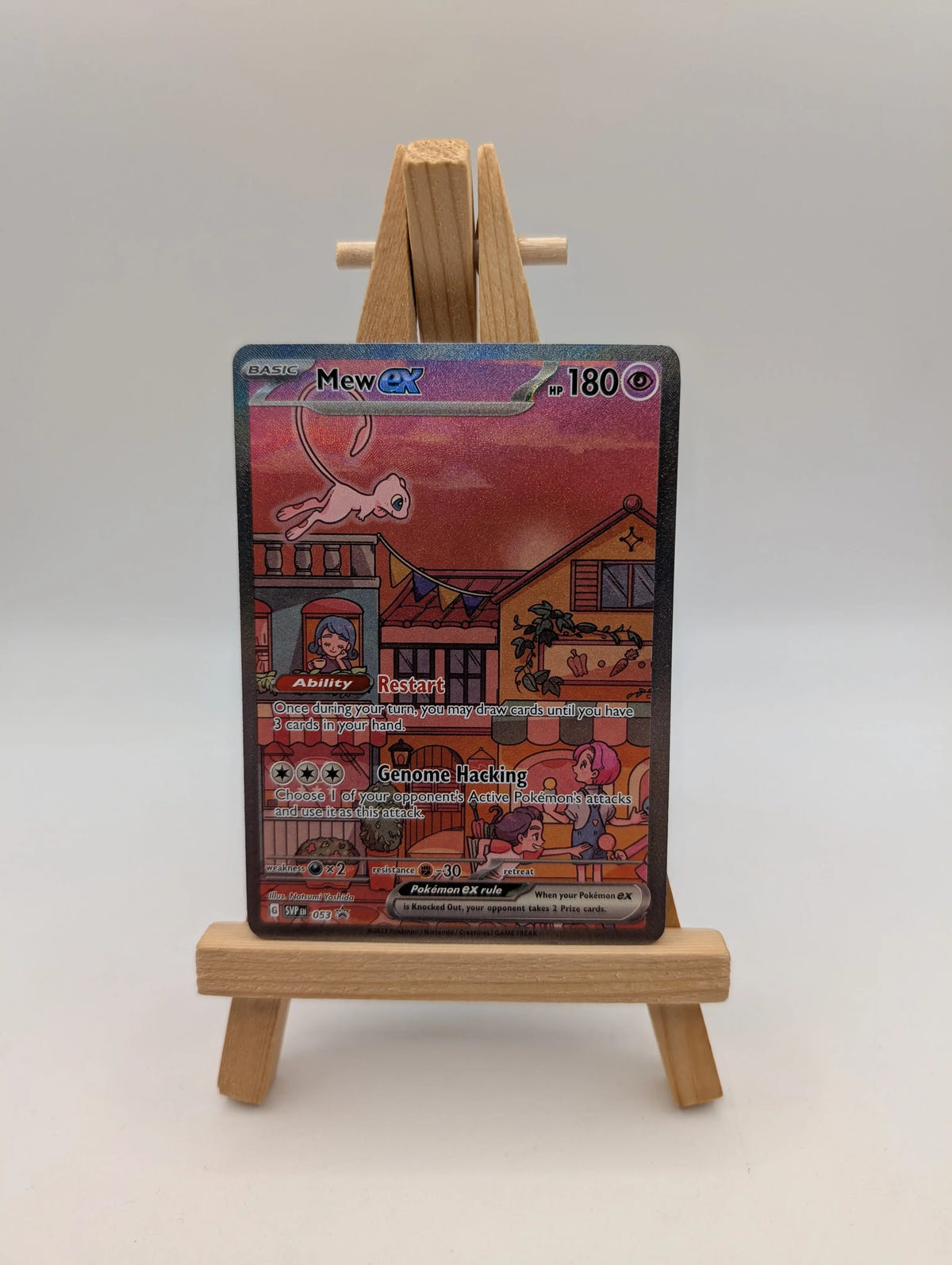 Mew Ex 105/160 5sv2a Pokémon 151 Promo 053 FRENLY BRICKS - Open 7 Days image 1