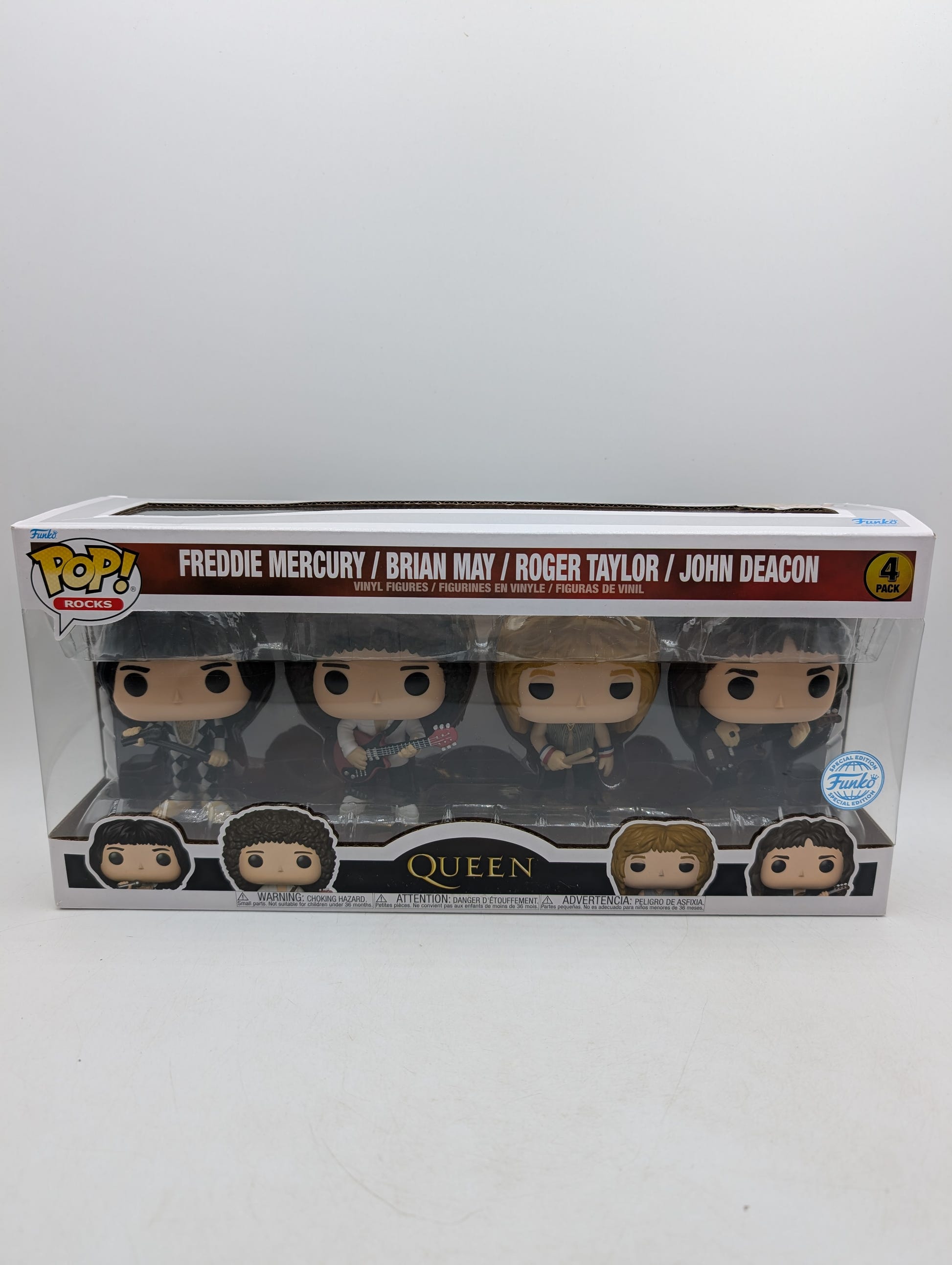 Funko Pop! Rocks Queen Vinyl Figures Pack of 4 image 1