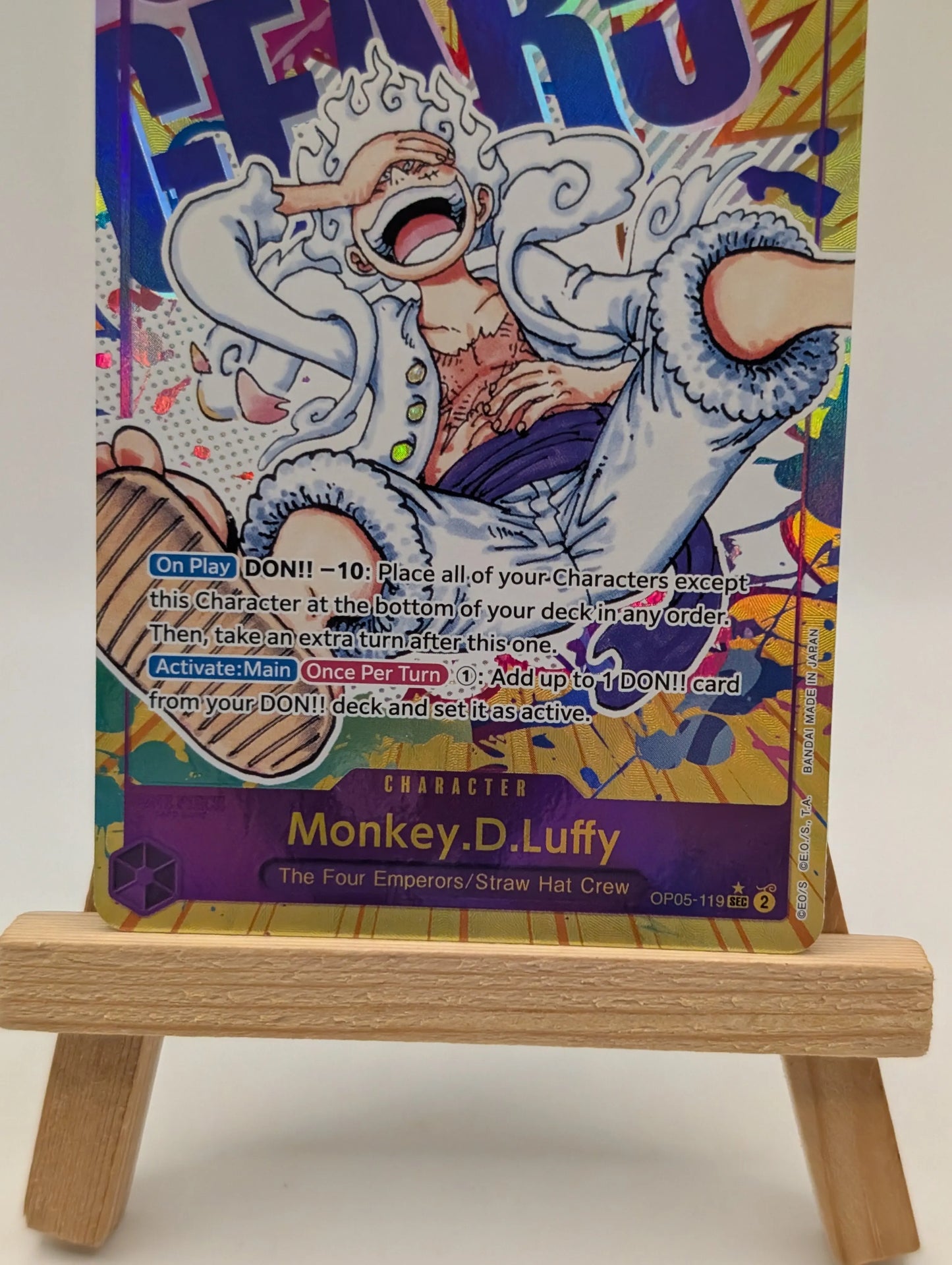 Monkey.D.Luffy Alternate Art OP05-119 Awakening of The New Era One Piece Card FRENLY BRICKS - Open 7 Days