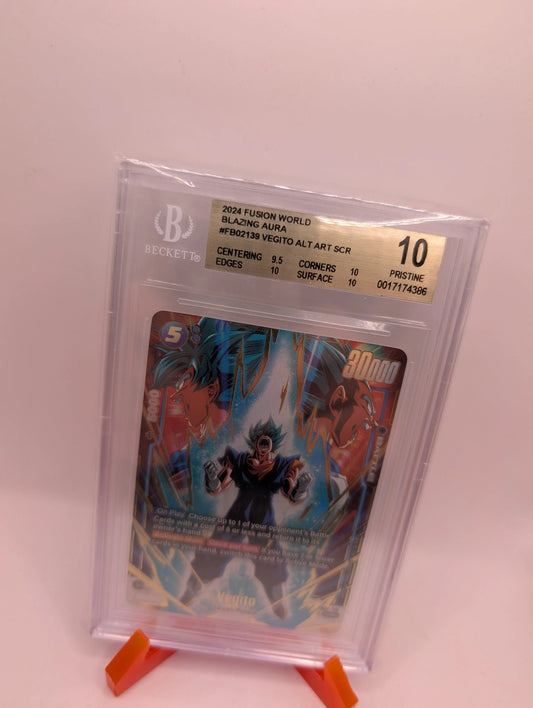 2024 DBS Fusion World - Vegito FB02-139 SCR* Alternate Art  BGS 10 FRENLY BRICKS - Open 7 Days