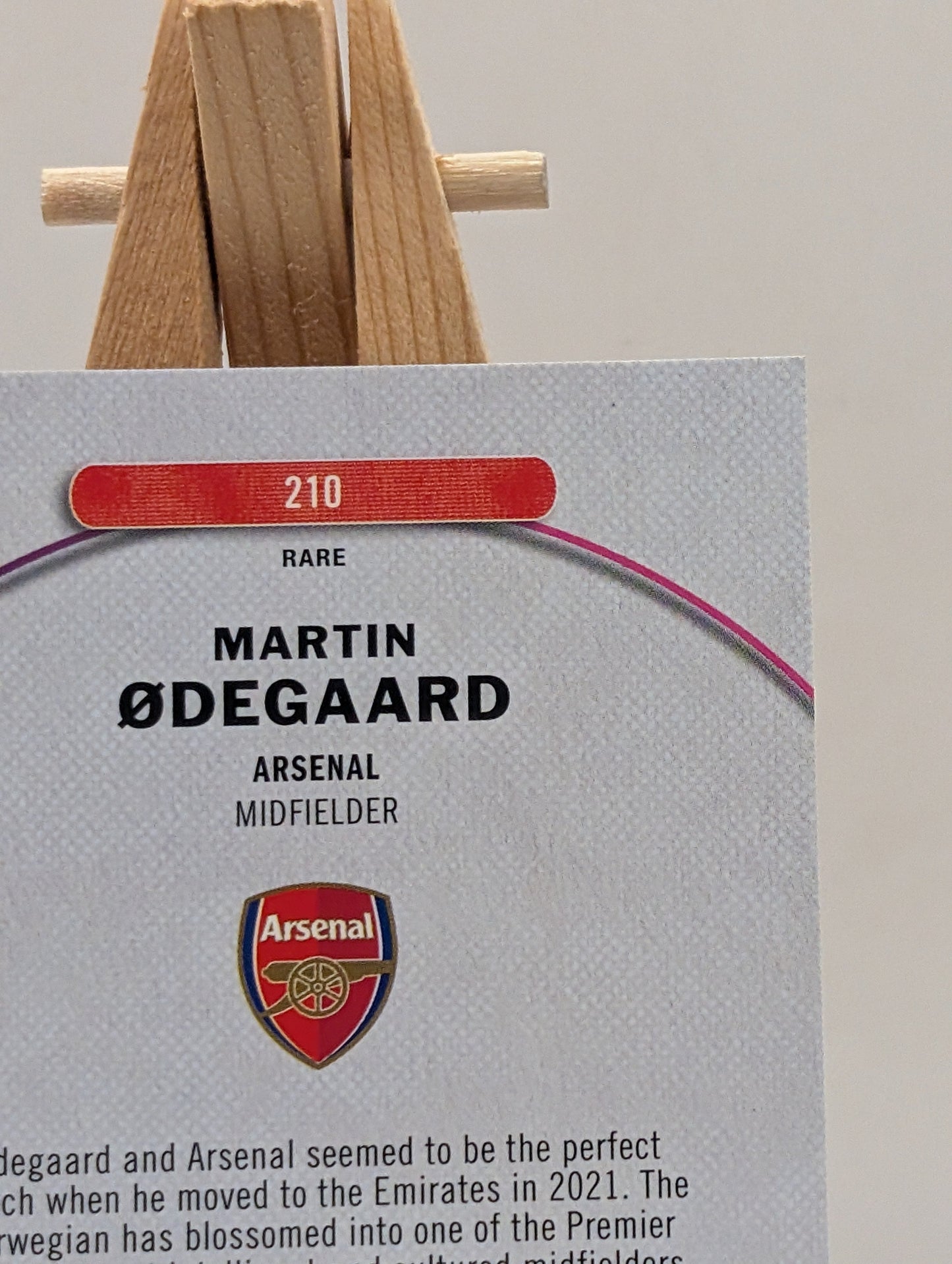 2025-26 TOPPS FINEST PREMIER MARTIN ODEGAARD RARE Orange Refractor /15 FRENLY BRICKS - Open 7 Days