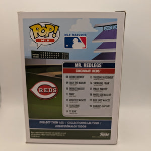 Mr. Redlegs 03 ~ MLB: Cincinnati Reds ~ Funko Pop Vinyl BASEBALL FRENLY BRICKS - Open 7 Days