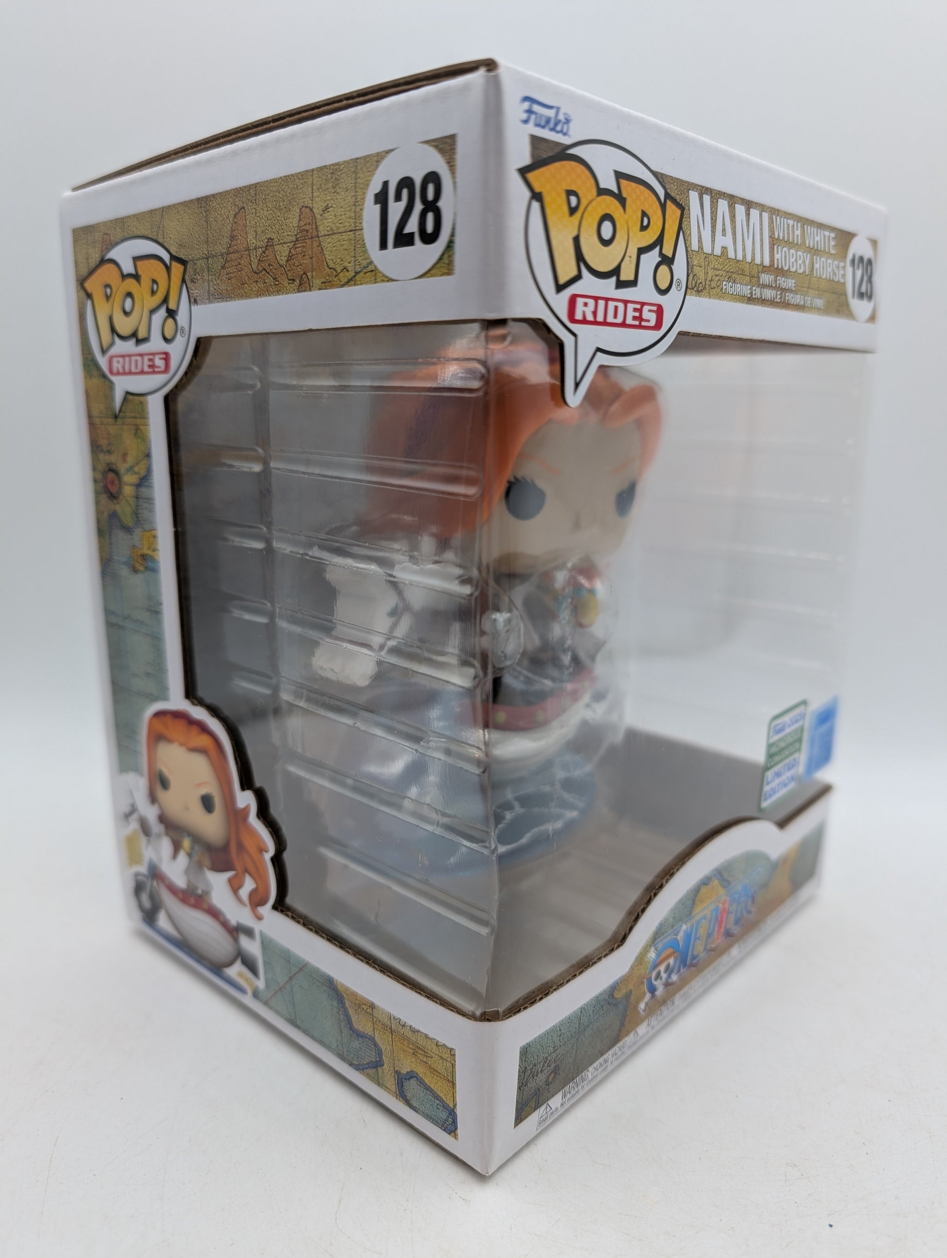 Funko POP! RIDES One Piece Nami with White Hobby Horse #128 2025 Wondercon image 8