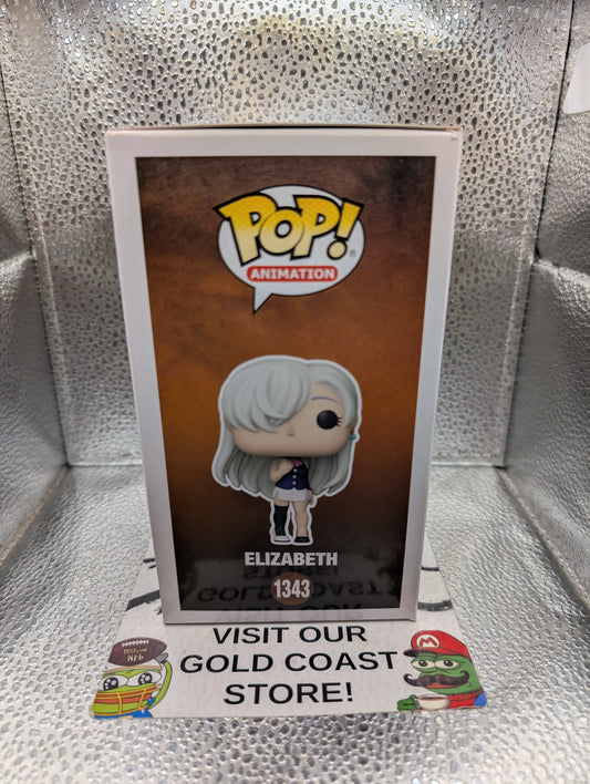 Funko POP! Animation: The Seven Deadly Sins - Elizabeth #1343 FRENLY BRICKS - Open 7 Days