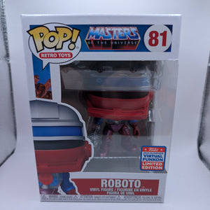 Funko POP Retro Toys - MOTU Roboto #81 (2021 Funkon Summer Exclusive) Vinyl FRENLY BRICKS - Open 7 Days