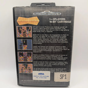 Columns Sega Mega Drive Cartridge Game PAL USED, Manual, Game, Case FRENLY BRICKS - Open 7 Days