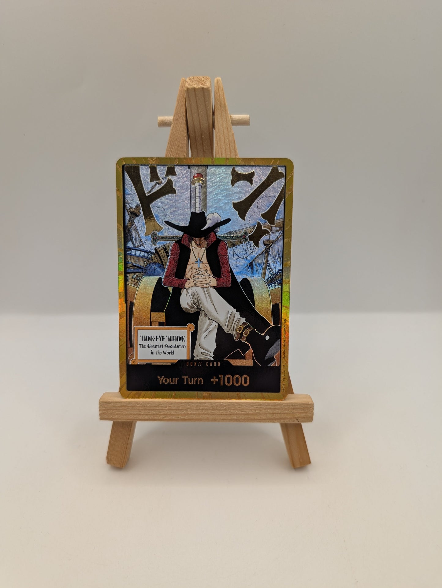 Dracule Mihawk OP14 Gold Don!! Manga	Azure Sea's Seven One Piece Card English FRENLY BRICKS - Open 7 Days