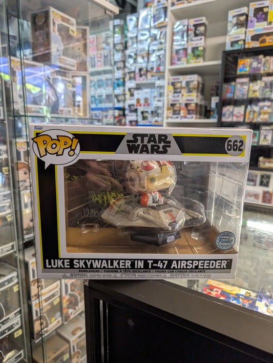 Star Wars Ep V: The Empire Strikes Back - Luke in T-47 Airspeeder Pop! Vinyl FRENLY BRICKS - Open 7 Days