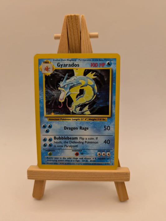 Gyarados Base Set Unlimited Holo 6/102 MP (B) Pokémon