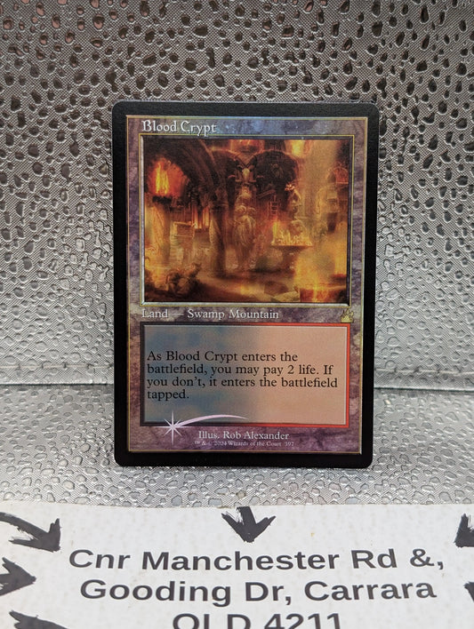 Blood Crypt Foil Retro Frame Ravnica Remastered NM MTG FRENLY BRICKS - Open 7 Days