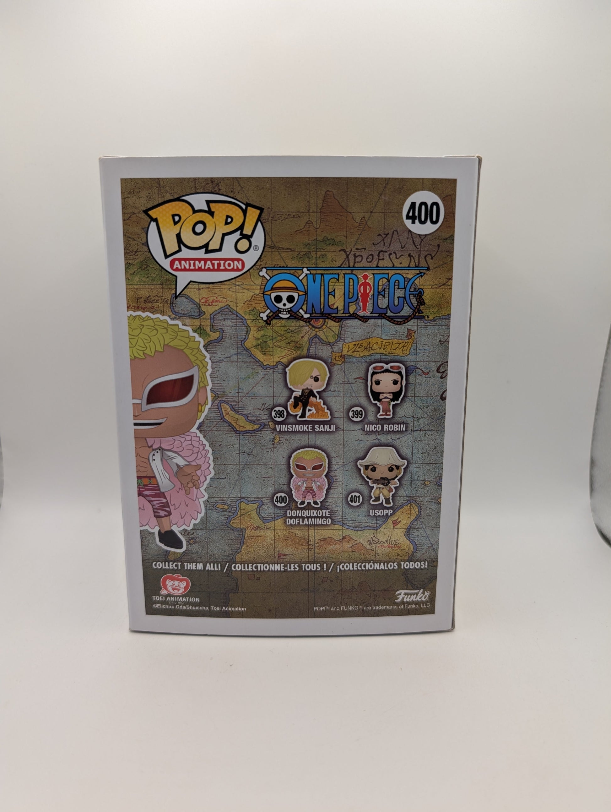 One Piece - Donquixote Doflamingo #400 Pop! VINYL Figure FRENLY BRICKS - Open 7 Days