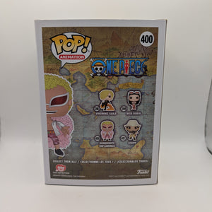 One Piece - Donquixote Doflamingo #400 Pop! VINYL Figure FRENLY BRICKS - Open 7 Days