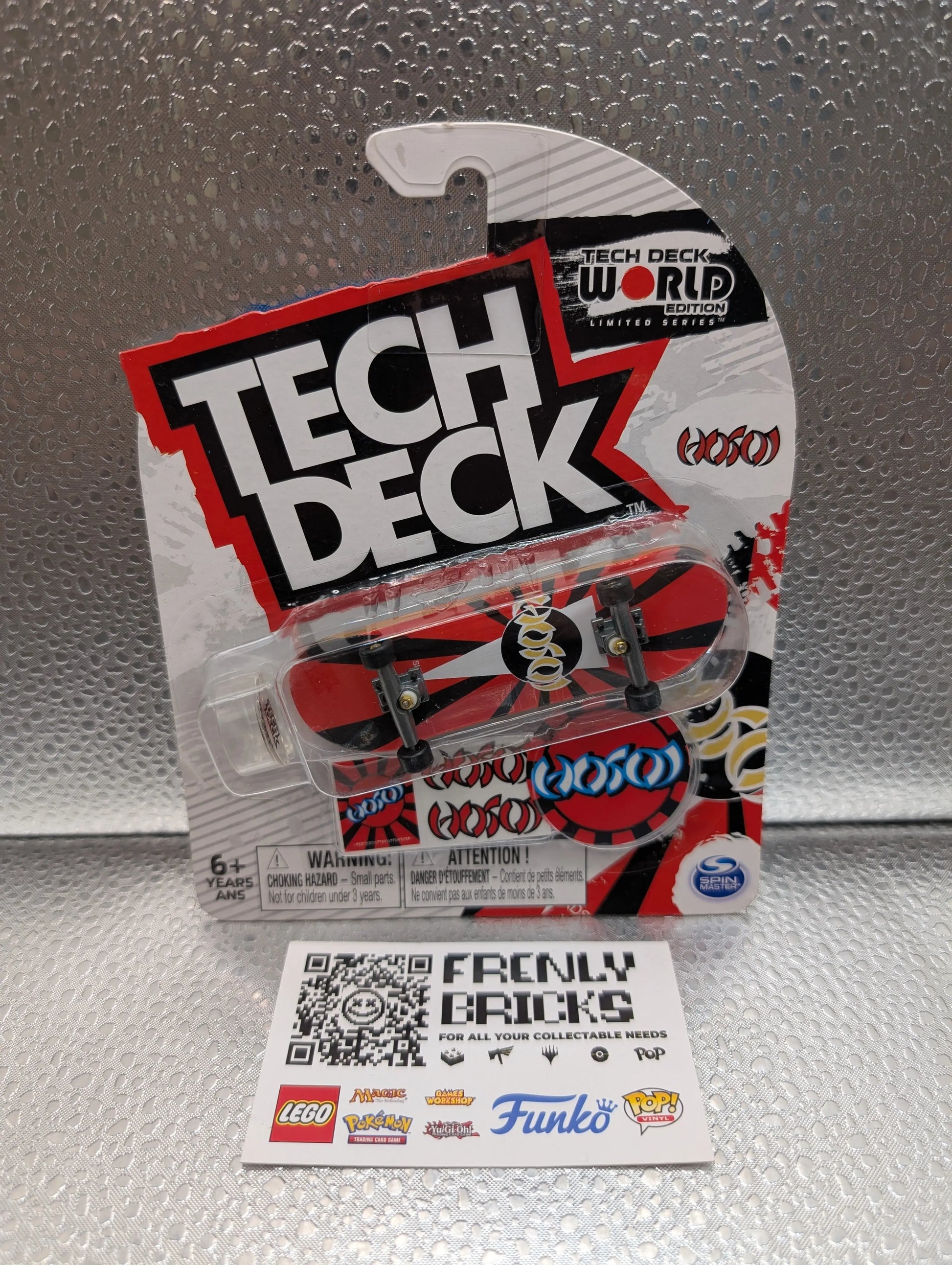 Mini Fingerboards TD World Editon Limited Series Hosoi Skateboards Rare Rising Sun FRENLY BRICKS - Open 7 Days