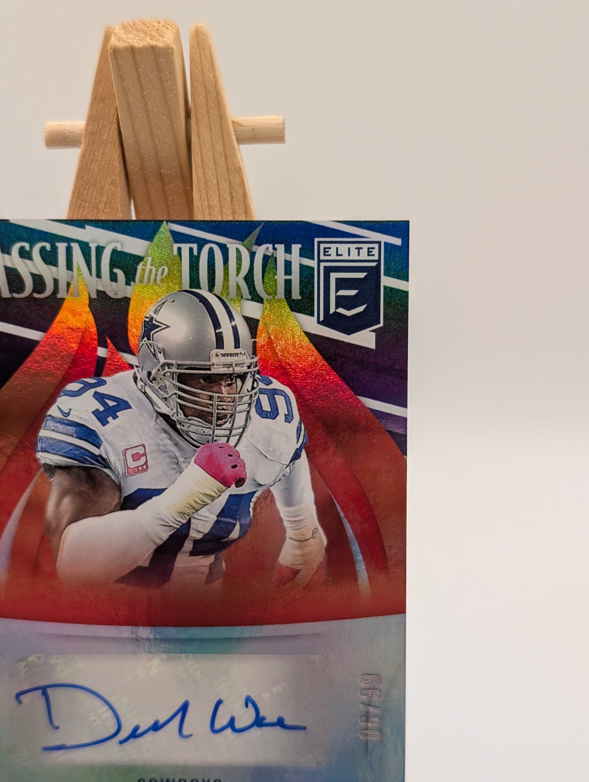2022 Donruss Elite Demarcus Ware Auto 4/99 Passing The Torch Dallas Cowboys FRENLY BRICKS - Open 7 Days