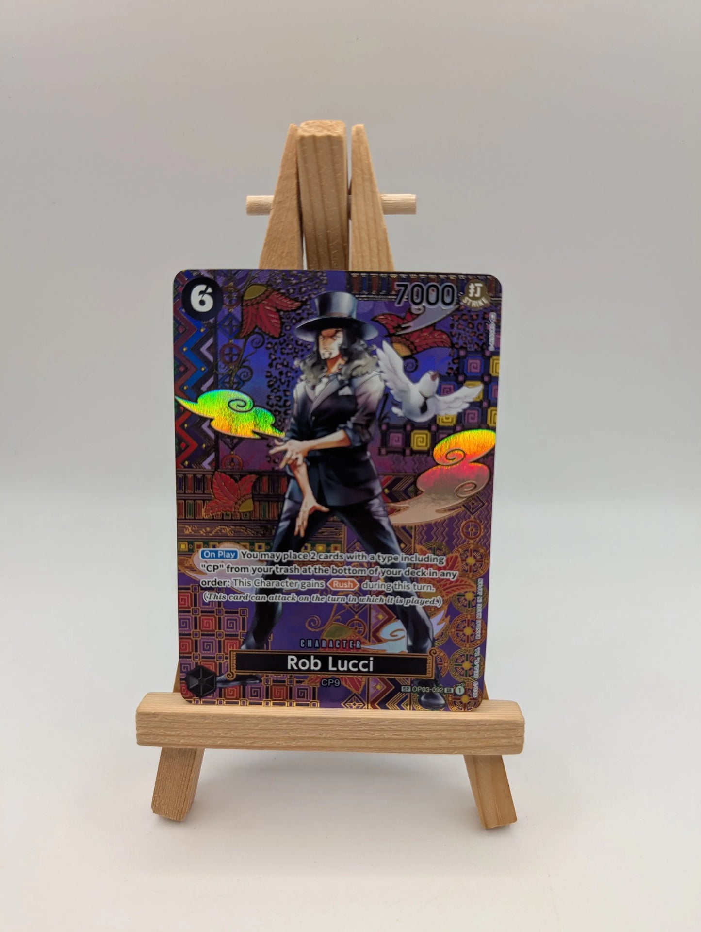 One Piece Card Game CCG TCG Rob Lucci OP03-092 SP Special Alt Art ENG FRENLY BRICKS - Open 7 Days