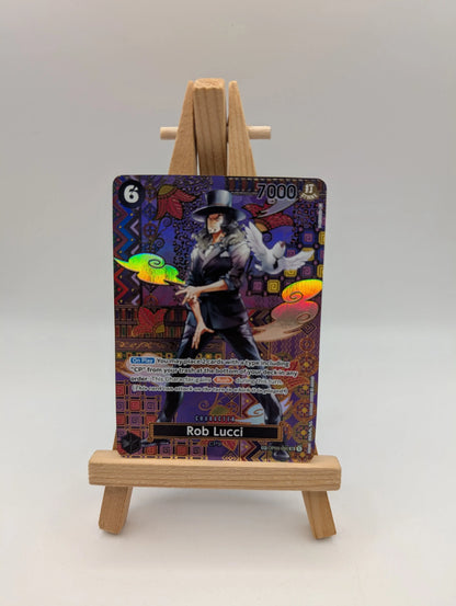 One Piece Card Game CCG TCG Rob Lucci OP03-092 SP Special Alt Art ENG FRENLY BRICKS - Open 7 Days