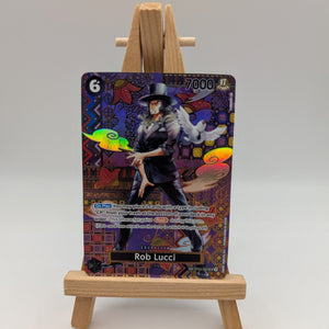 One Piece Card Game CCG TCG Rob Lucci OP03-092 SP Special Alt Art ENG FRENLY BRICKS - Open 7 Days