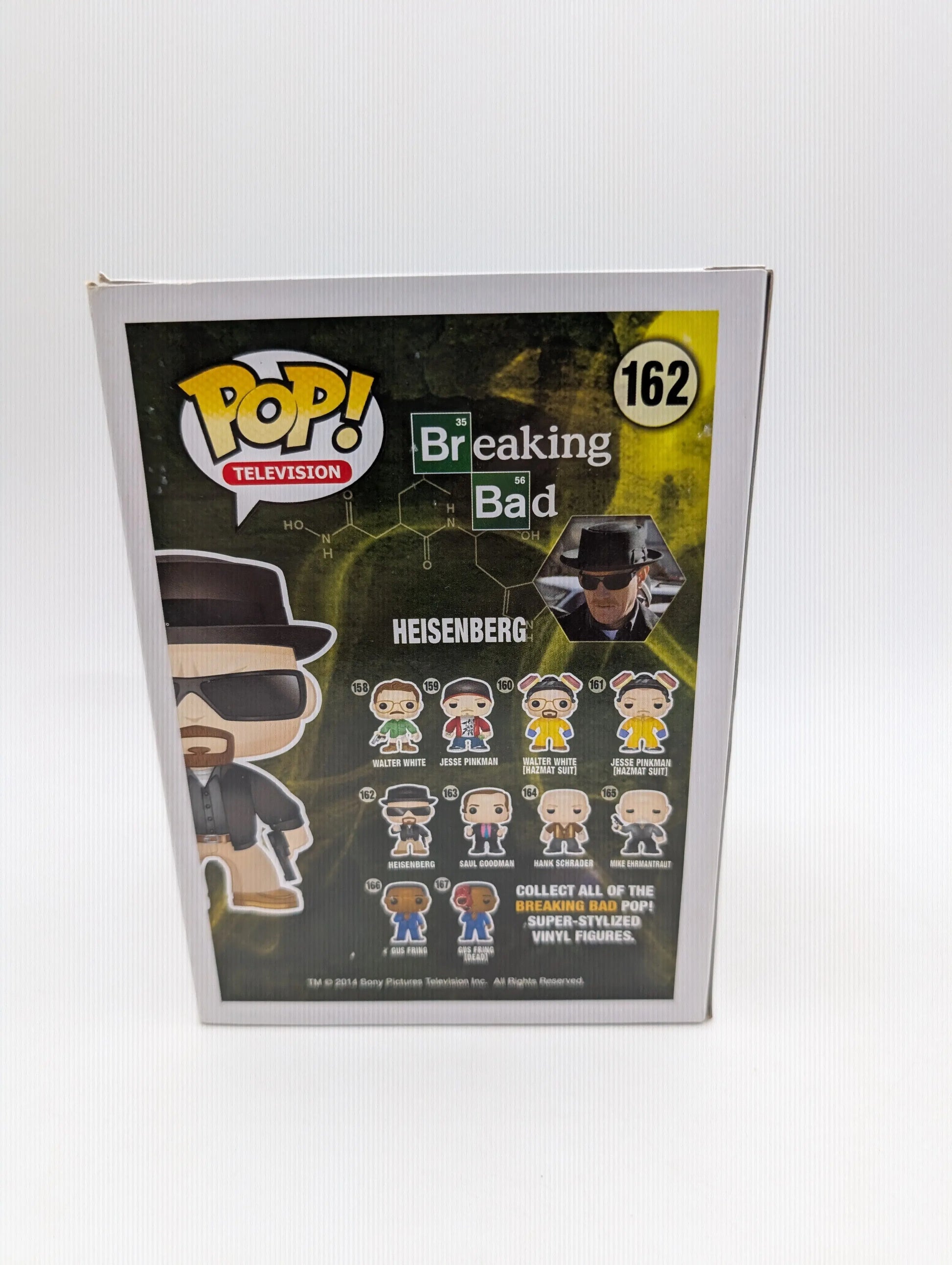 Heisenberg Pop 162 - Breaking Bad Funko Pop! 2014 - Vaulted FRENLY BRICKS - Open 7 Days