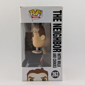 Funko POP! Games Hello Neighbor #263 The Neighbor With Milk And Cookies Vinyl Collectable Rare FRENLY BRICKS - Open 7 Days