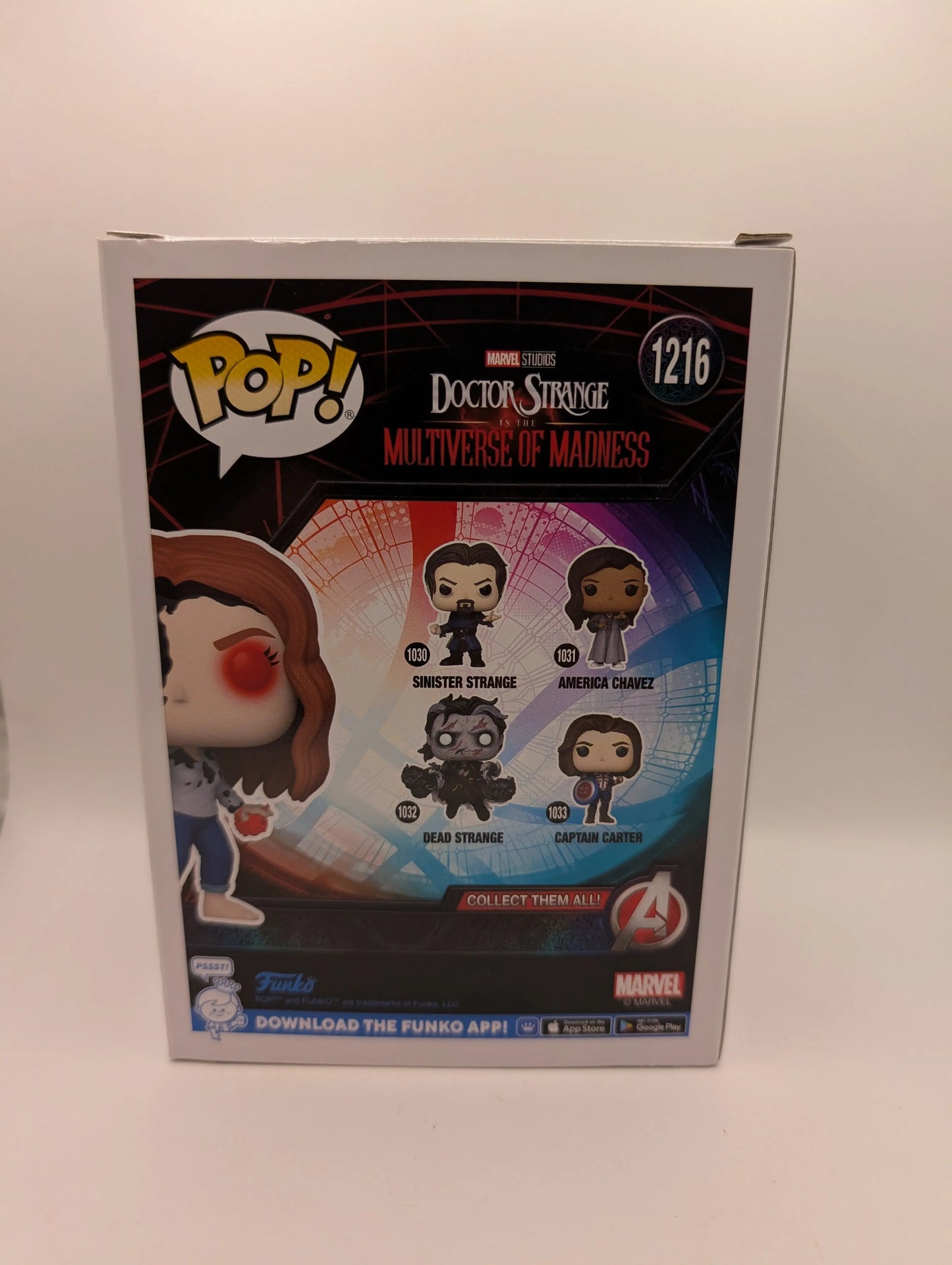 Funko Pop! Marvel Universe Wanda Maximoff #1216 FRENLY BRICKS - Open 7 Days