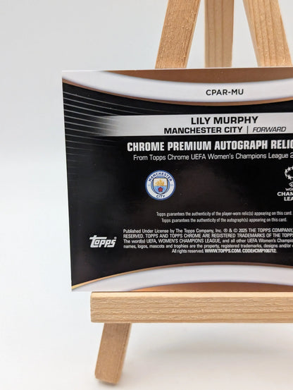 2024-25 Topps Chrome Uefa Women's Champions League - Premium Autograph Relics Lily Murphy #CPAR-MU FRENLY BRICKS - Open 7 Days
