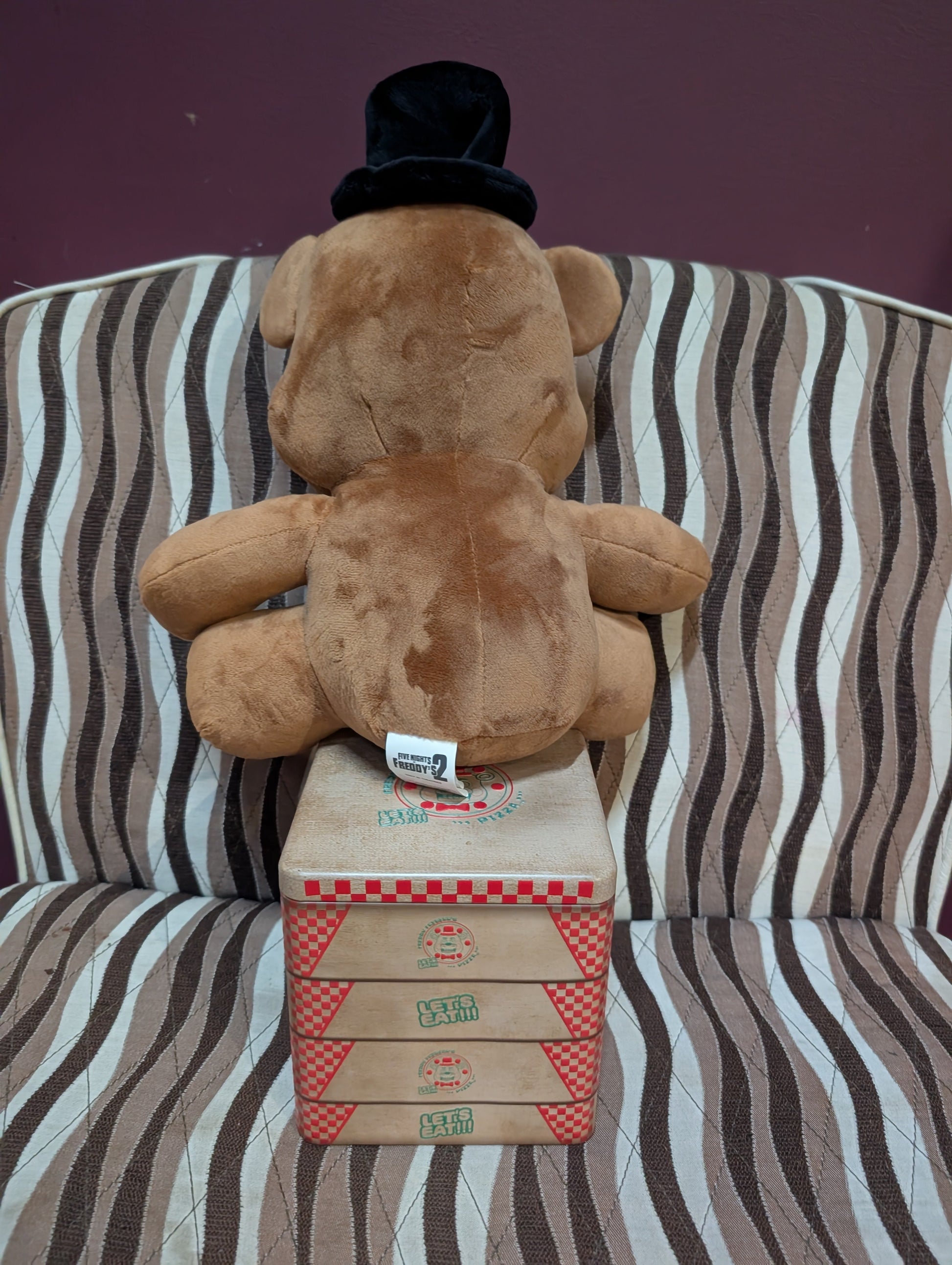 IN HAND FNAF Five Nights At Freddy’s 2 Plush Cinemark Popcorn Bucket FREE SHIP FRENLY BRICKS - Open 7 Days