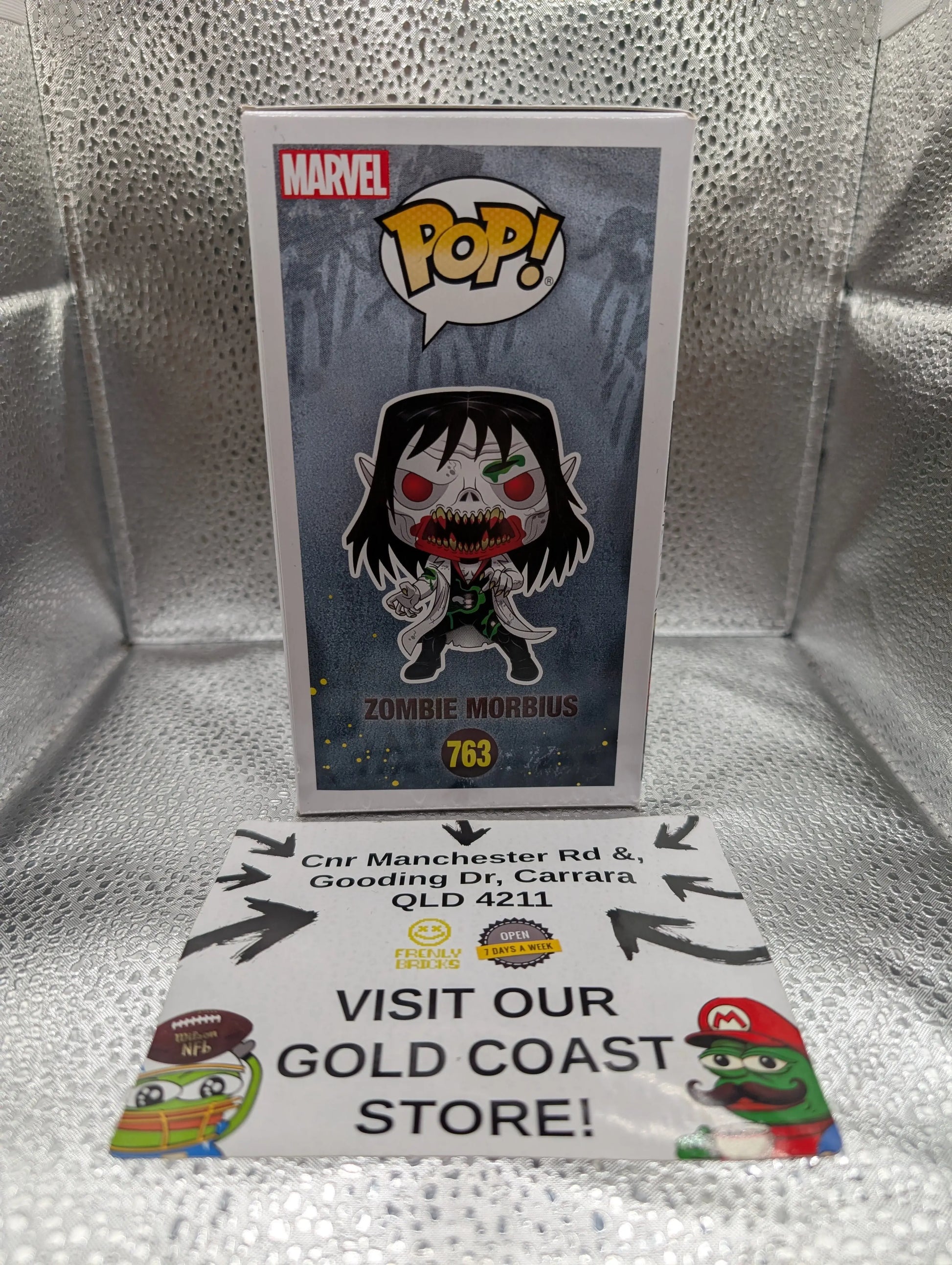 Funko POP Marvel Zombie Mobius #763 ECCC Exclusive FRENLY BRICKS - Open 7 Days