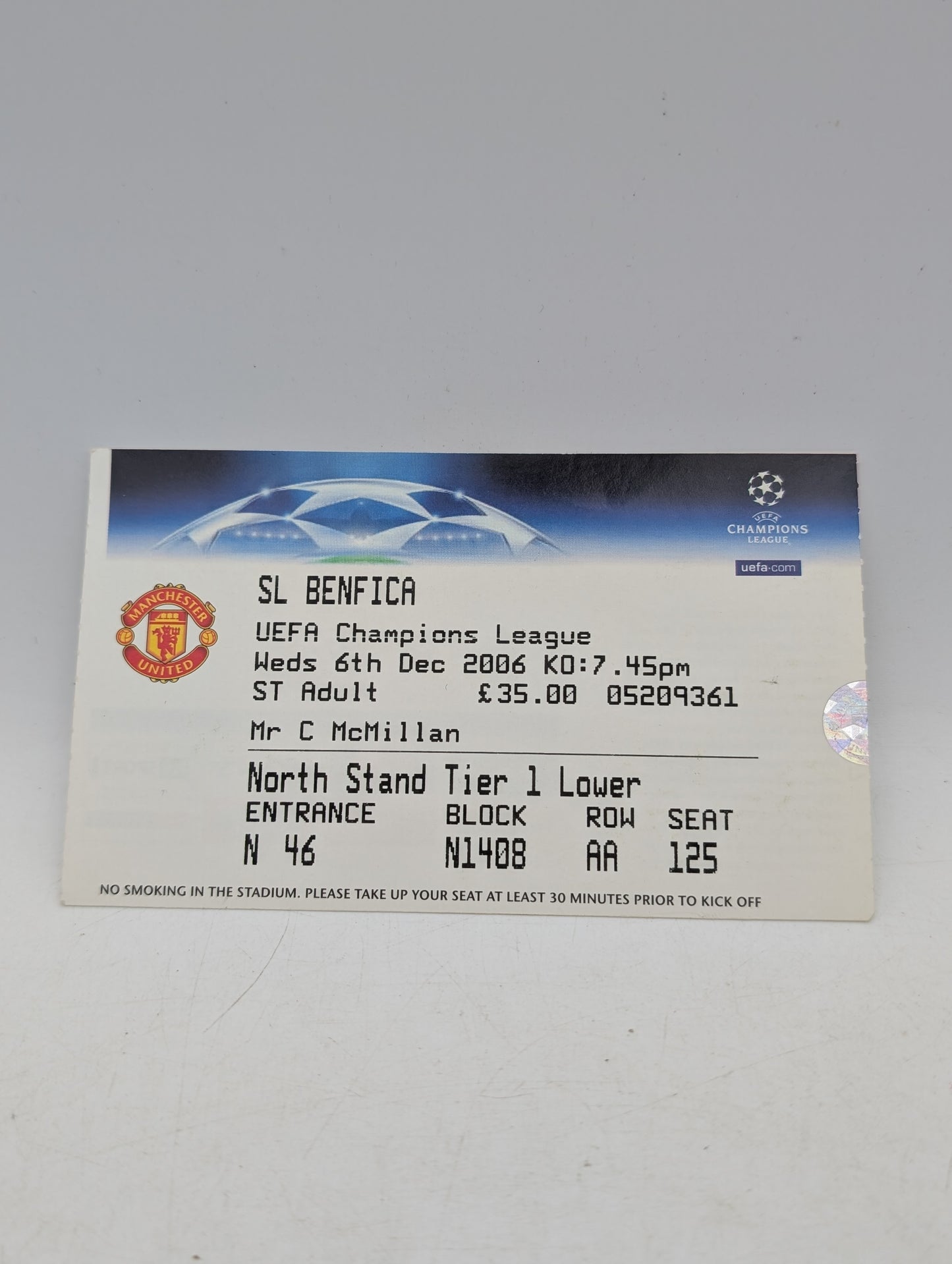 Manchester United United Review Collection with Genuine Tickets