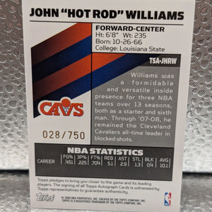 2009 NBA Topps Signature Basketball John Hot Rod Williams Knicks /750 FRENLY BRICKS - Open 7 Days