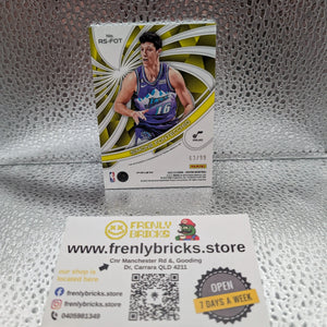 2022-23 Panini Spectra Simone Fontecchio Rookie Auto /99 Silver Prizm Radient FRENLY BRICKS - Open 7 Days