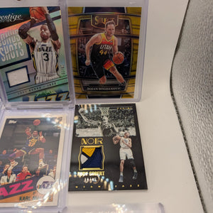 Utah Jazz NBA Basketball Card Lot, Rookies, Patch, Auto, Numbered, Karl Malone FRENLY BRICKS - Open 7 Days