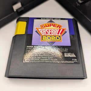 Super Baseball 2020 (Sega Genesis, 1993) Authentic Case & Game Cart SG Vintage FRENLY BRICKS - Open 7 Days