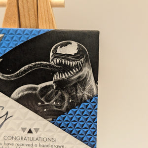 2019 Upper Deck Marvel Premier Sketch Cards Dual Panel Auto Signed 1/1 VENOM FRENLY BRICKS - Open 7 Days