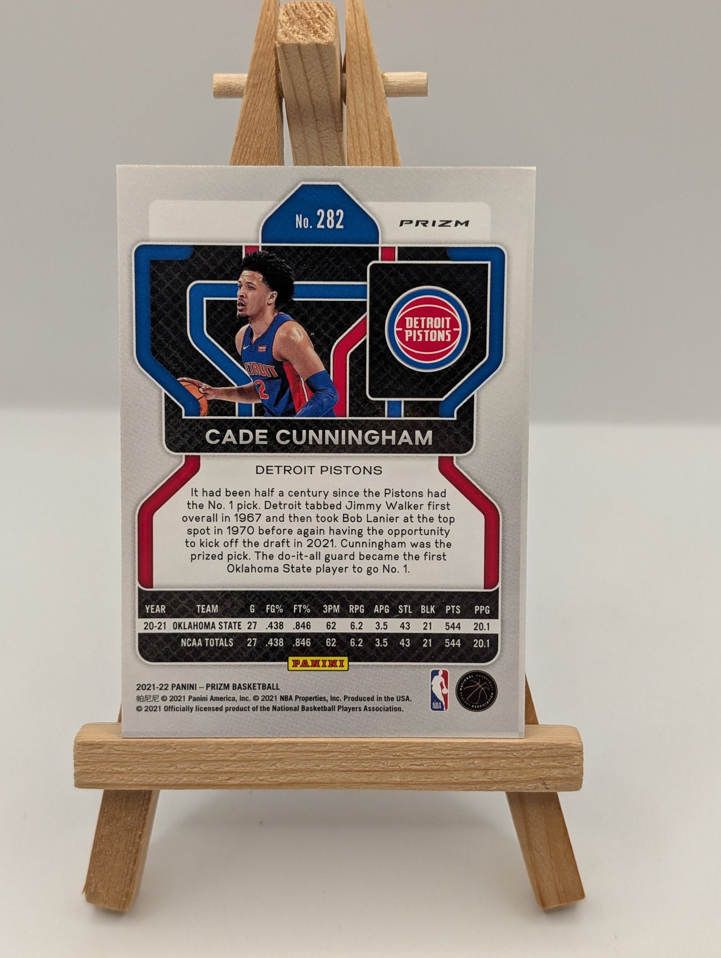 2021-22 Panini Prizm NBA 75th Anniversary Prizm Cade Cunningham RC #282 Rookie FRENLY BRICKS - Open 7 Days