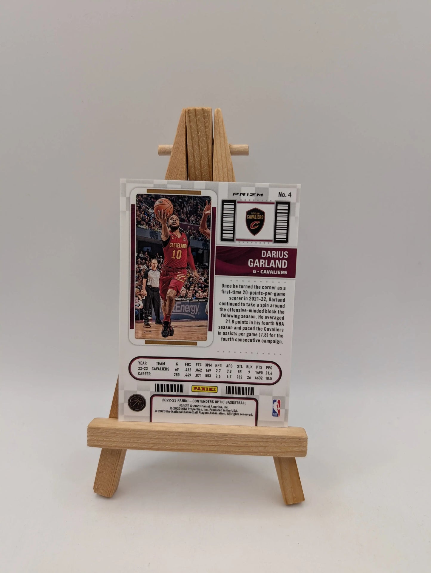 Darius Garland 2022-23 Panini Contenders Optic Season Ticket Orange Prizm #4 /49 FRENLY BRICKS - Open 7 Days