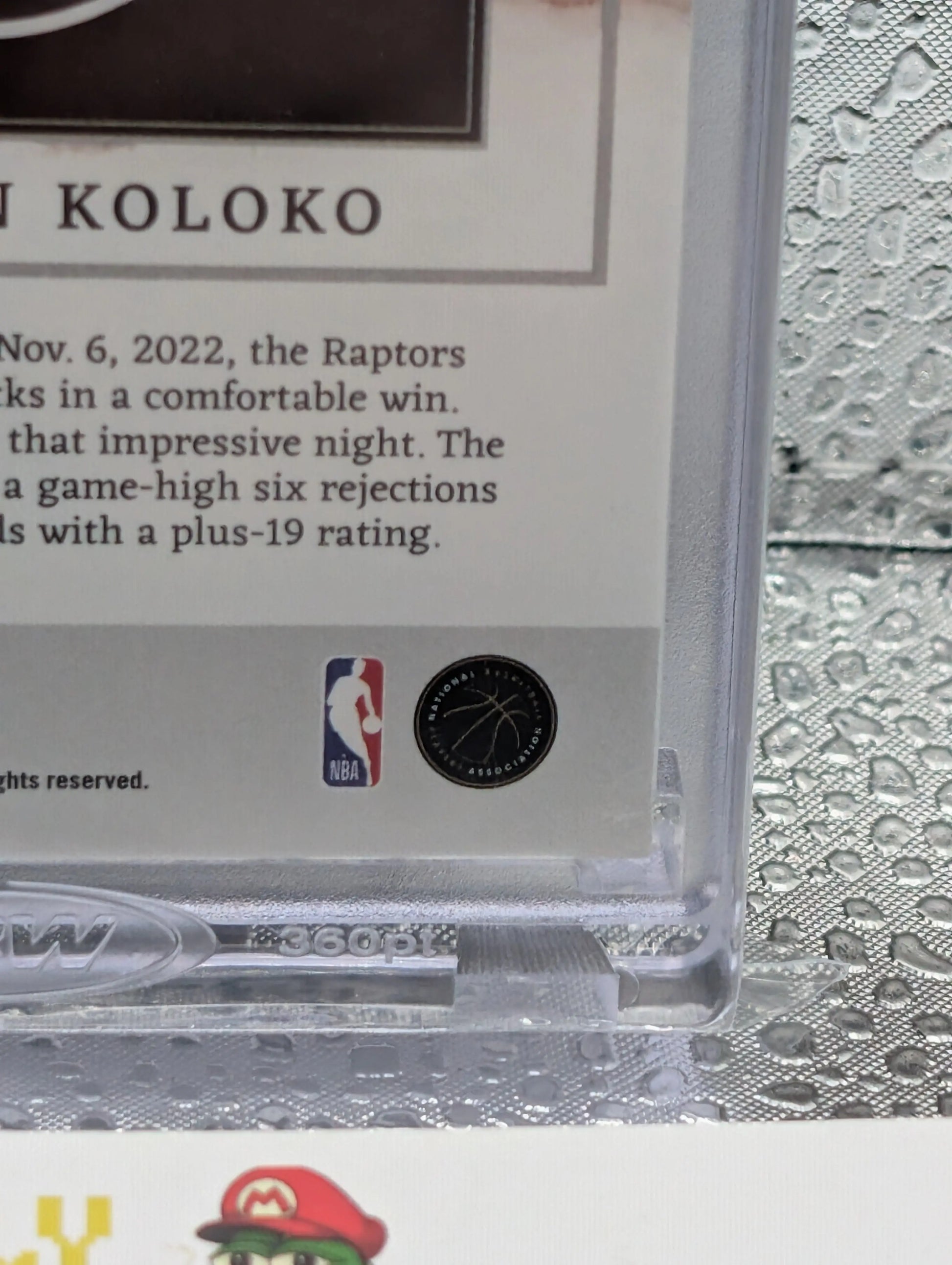 2022-23 Panini Impeccable Christian Koloko /20 Troy Ounce Fine Silver FRENLY BRICKS - Open 7 Days