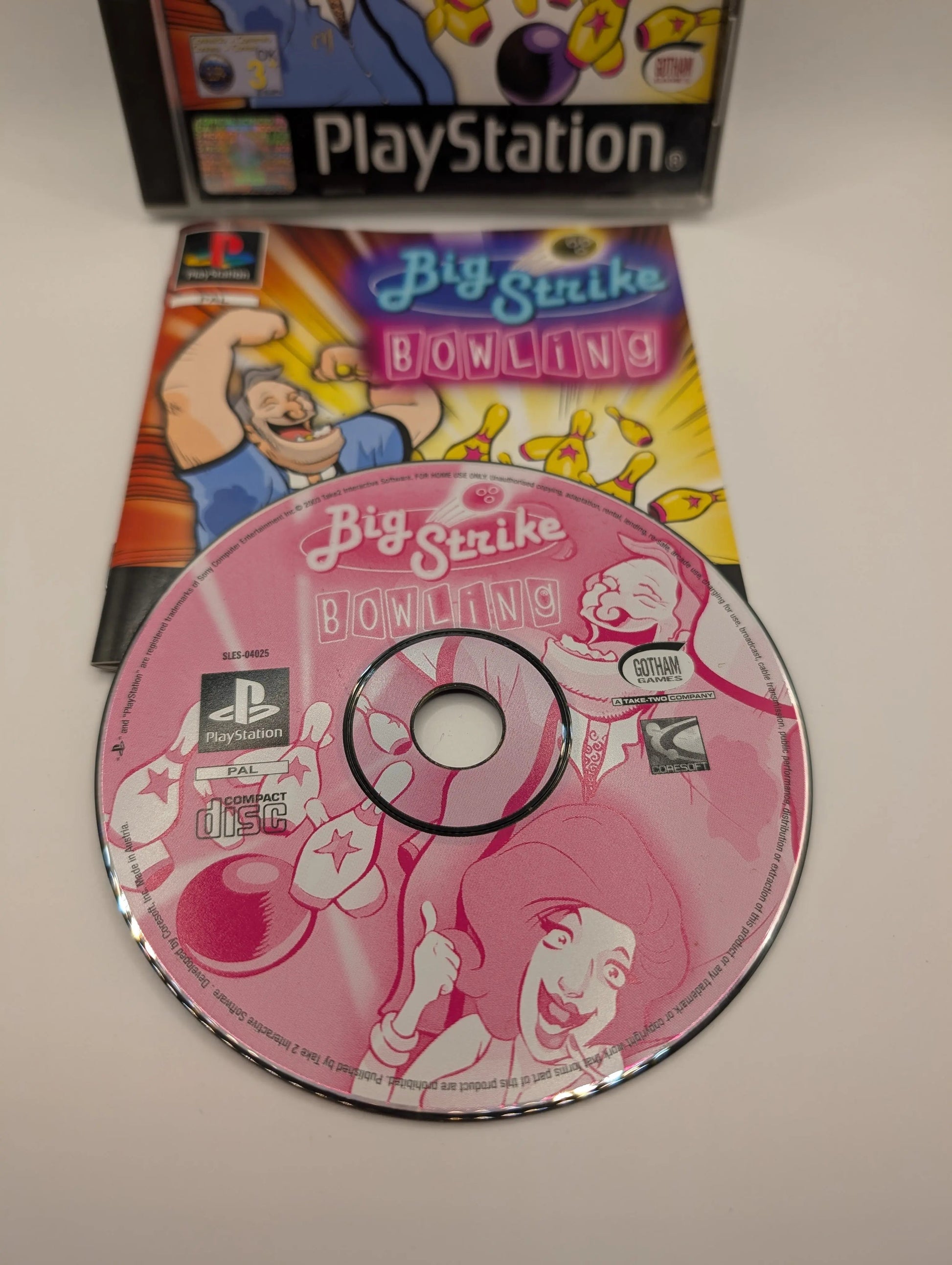 Big Strike Bowling (PS1, 2003) - PAL - Complete in Case PlayStation 1 Video Game FRENLY BRICKS - Open 7 Days