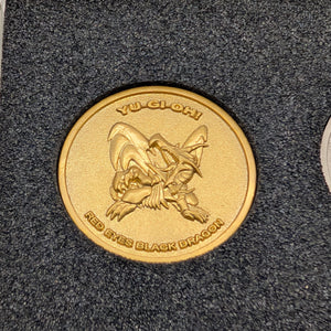 YuGiOh TOEI Blue Eyes Red Eye Vintage Monster Coin Medal MOVIE Promo Japan CN022 FRENLY BRICKS - Open 7 Days